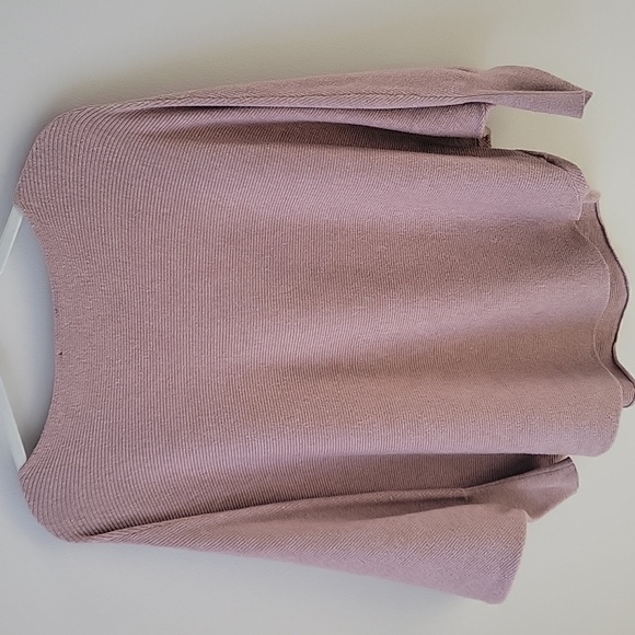 Kerisma Ryu Pink Sweater Dolman Sleeve Ultra-Soft Knit Top Size S/M Lightweight - Picture 4 of 8